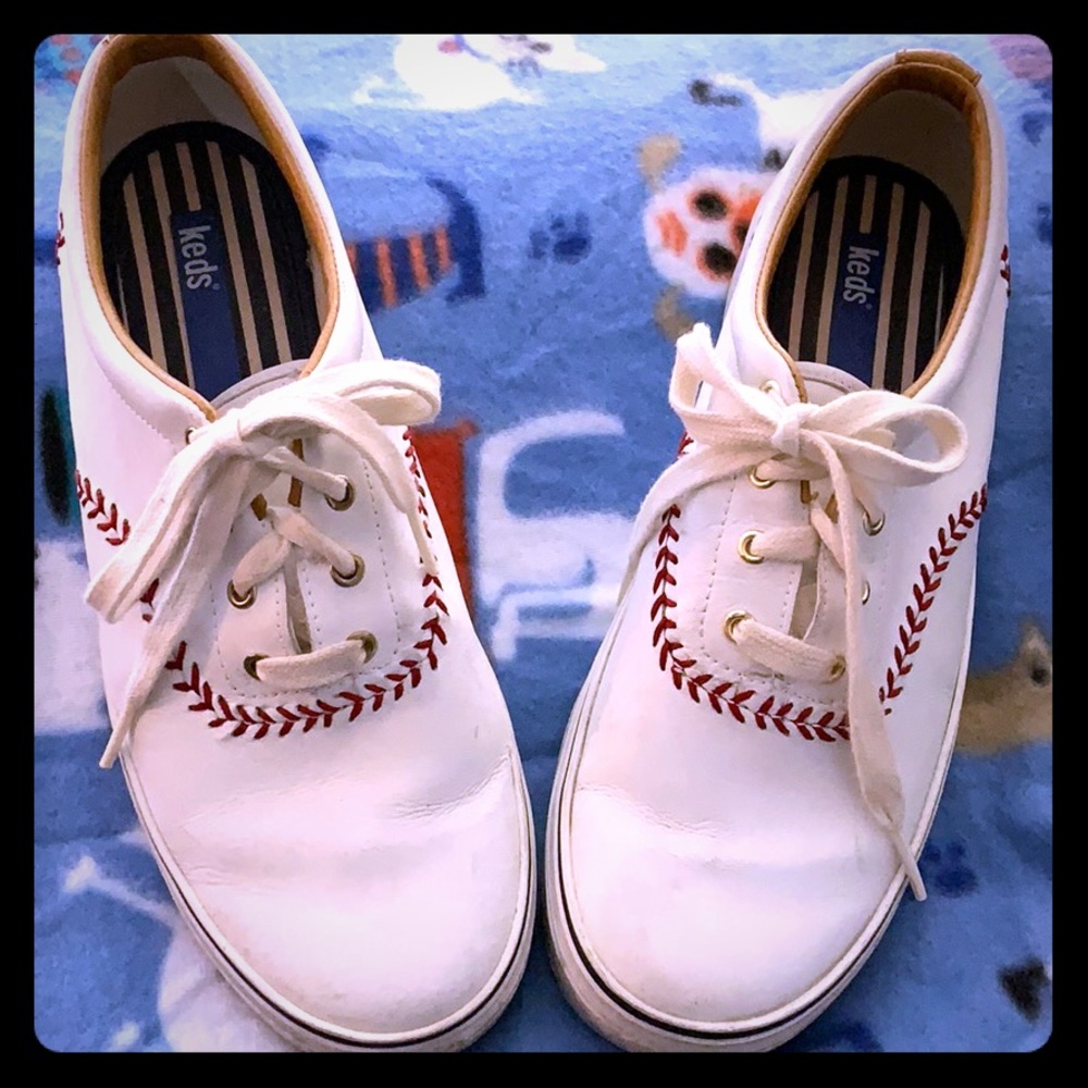 Baseball Print Keds